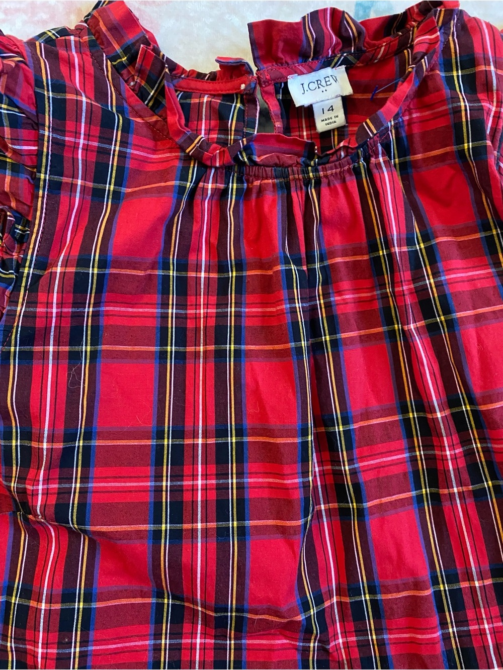 J. Crew Plaid Midi Dress